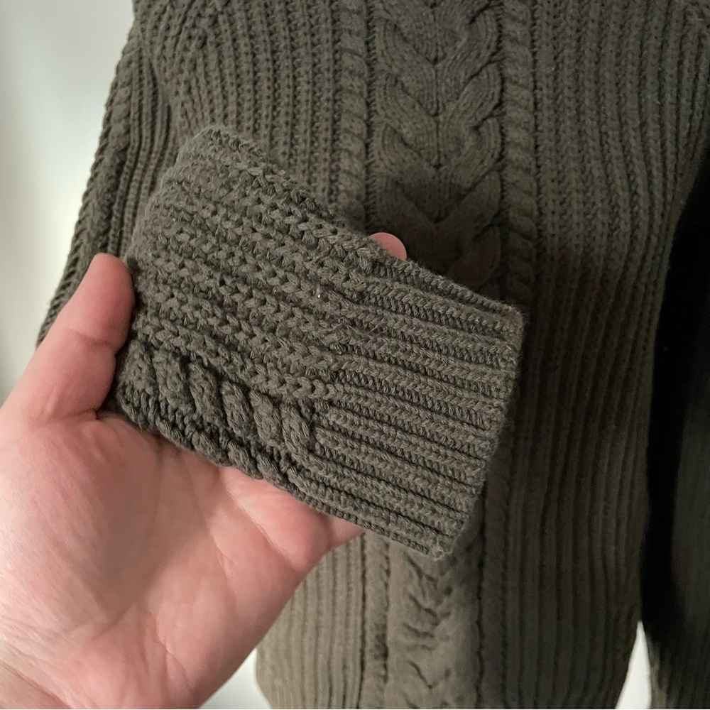 Lululemon Bring The Cozy Turtleneck Dark Olive Size 4 - Picture 10 of 11